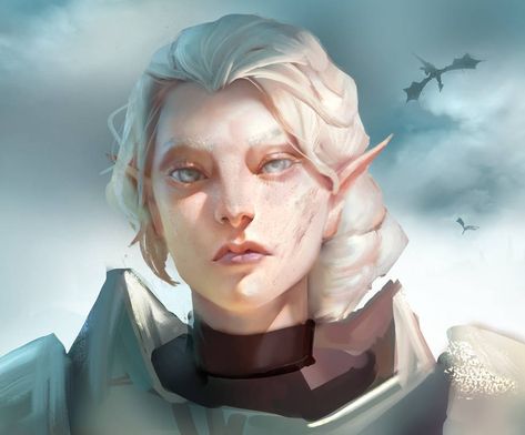 Skyrim Snow Elf, Skyrim Elf, Snow Elf, Moon Elf, Dnd Elves, Elder Scrolls Art, Elf Characters, Elves Fantasy, Forest Elf