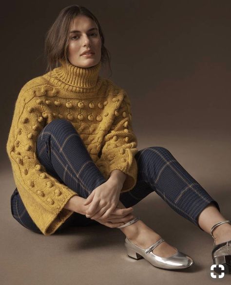 Yellow Sweater, Fashion 2018, Fall Fashion Trends, Mode Inspiration, Boho Outfits, Autumn Winter Fashion, Bohemian Style, Sweater Outfits, Winter Outfits