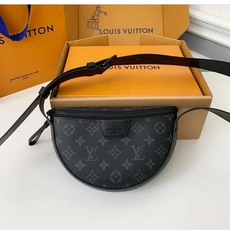 Don't miss to grab this beauty. Inbox for order and details. Fall Winter Jacket, Buy Louis Vuitton, Modern Bag, Women's Bags By Style, Traveling The World, Crescent Shape, Beautiful Handbags, Lv Monogram, Loafer Sneakers