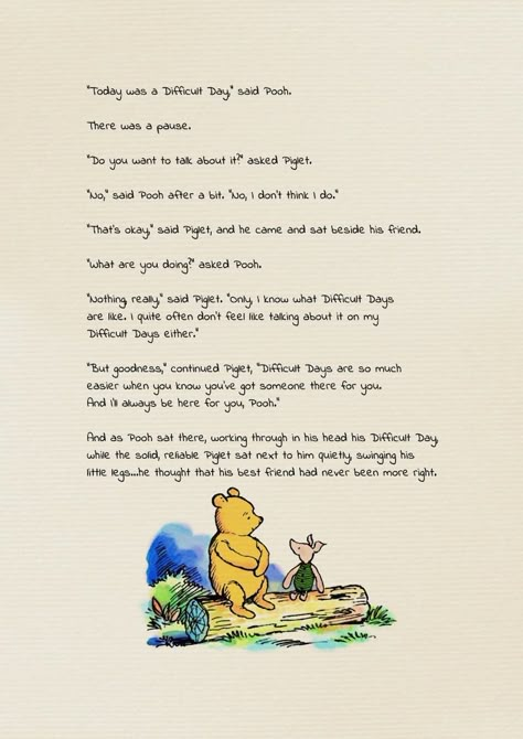 Pooh Piglet Quotes, Today Was A Difficult Day Said Pooh, Winnie The Pooh Difficult Day Quote, Winnie The Pooh And Piglet Quotes, Classic Winnie The Pooh Quotes, Winnie The Pooh Quote Wallpaper, Winnie The Pooh Quotes Wallpaper, Winnie The Pooh Quotes Friendship, Winnie The Pooh Quotes Inspirational