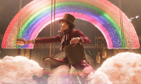 timothée as willy wonka Paddington Film, Wonka 2023, Wonka Movie, Jim Carter, Plot Holes, The 7th Sense, Candy Factory, Hugh Grant, Rainbow Sprinkles