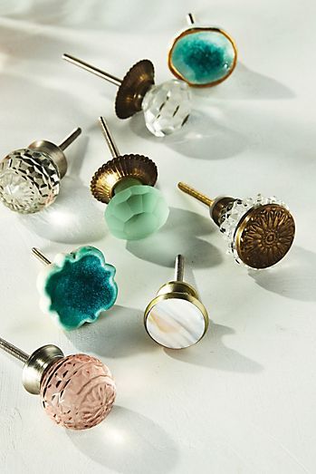 American Farmhouse, Moroccan Tile, Glass Knobs, Unique Doors, Knobs And Handles, Coffee Cafe, Home Hardware, Cabinet Knobs, Door Knobs