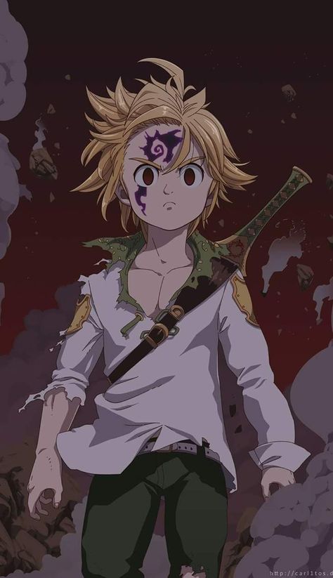 7 Deadly Sins Meliodas, Sir Meliodas, Sin Of Wrath, Seven Sins, Capital Sins, Meliodas And Elizabeth, Seven Deady Sins, Seven Deadly Sins Anime, Demon King Anime