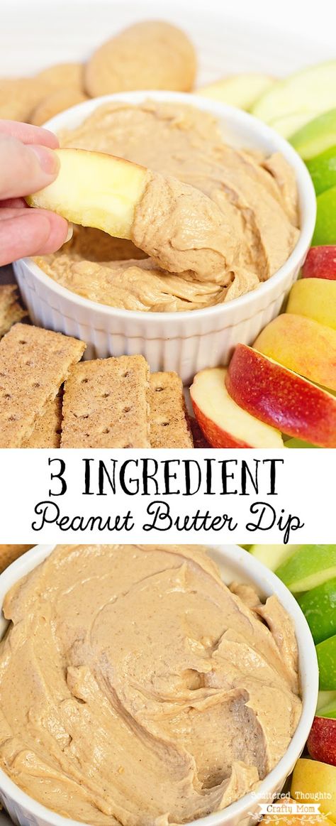 Easy Fruit Dip, Dairy Free Dips, Peanut Butter Dip, Snack Easy, Fruit Dips Recipes, Dairy Free Snacks, Fruit Logo, Sweet Dips, Dessert Dips