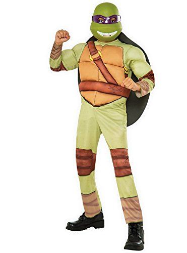 Rubie's TMNT Deluxe Donatello Costume- Small Best Halloween Costumes & Dresses USA Donatello Costume, Mutant Ninja Turtles Costume, Teenage Mutant Ninja Turtles Costume, Ninja Turtles Costume, Ninja Turtle Pumpkin, Turtle Costume, Ninja Turtle Costume, Girl Group Costumes, Raphael Ninja Turtle