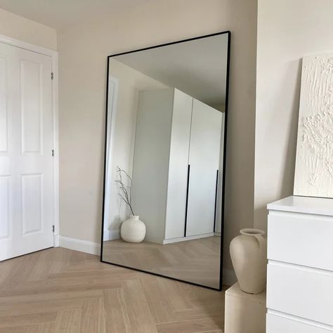 Large Black Mirror, Home Finishes, Entrance Mirror, Extra Large Mirrors, Large Floor Mirror, Hall Mirrors, Huge Mirror, Large Hallway, Black Mirror Frame