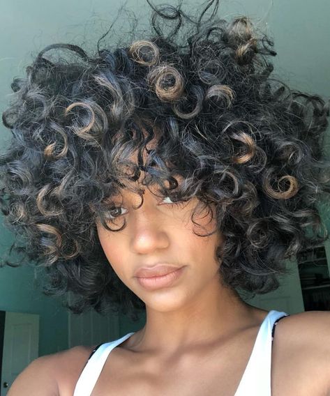 Curly Short Hairstyles, Curly Highlights, Short Textured Hair, Curly Hair Trends, Highlights Curly Hair, Curly Short, Colored Curly Hair, Pelo Afro, Lavender Hair