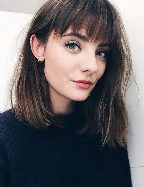 50 Effortless Long Bobs with Side Bangs for 2023 – Hairstyle Camp Modern Birkin Bangs, Fine Haircuts With Bangs, Medium Wavy Bob With Bangs, Curling Shoulder Length Hair, Long Bob Bangs, Shoulder Length Haircut With Bangs, Shoulder Length With Bangs, Shoulder Length Hair Men, Straight Hair Bangs