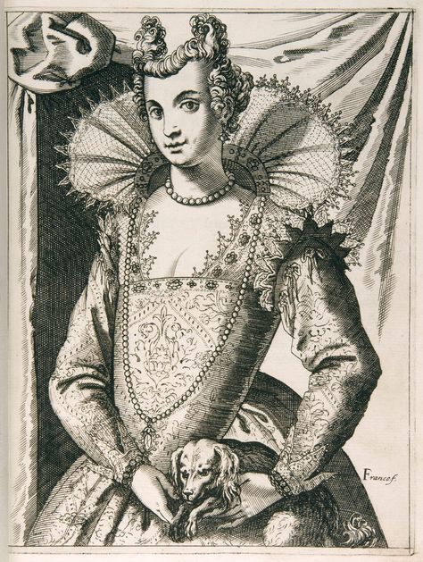 Habiti delle Donne Venetiane (Dress of Venetian Women) Veronica Franco, Hair Horn, Minimal Theme, Lap Dogs, Baroque Fashion, British Museum, Theme Design, 16th Century, Metropolitan Museum Of Art