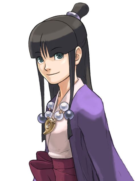 Maya Fey Portrait Maya Fey, Phoenix Wright Ace Attorney, Spirit Medium, Fictional Character Crush, Book Advertising, Professor Layton, Phoenix Wright, Ace Attorney, Anime Reccomendations