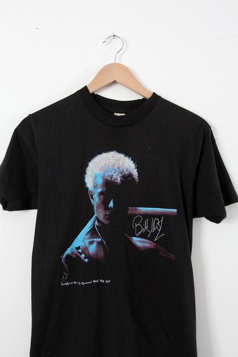 Rock T Shirt, 80s Rock, Billy Idol, Rock T Shirts, Rock Shirts, Bold Black, Free Shirts, Vintage Tees, Black Tee