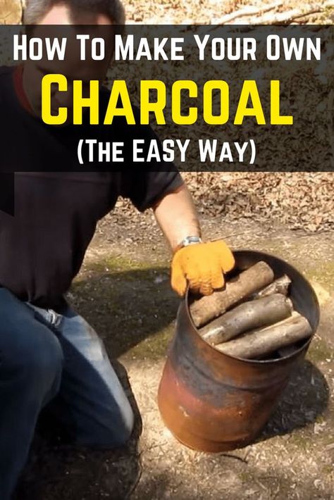 How To Make Your Own Charcoal https://knowledgeweighsnothing.com/how-to-make-your-own-charcoal/ Survival Ideas, Diy Water, Homestead Survival, Bug Out Bag, Emergency Prepping, Survival Food, Wilderness Survival, Camping Survival, Off Grid Living