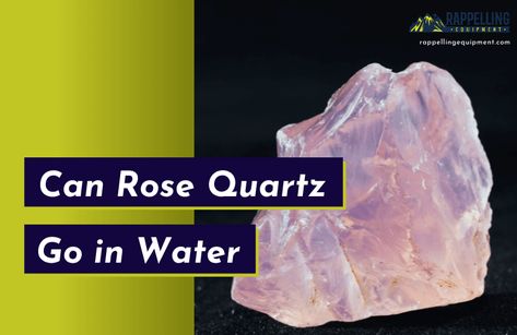 Can Rose Quartz Go in Water? (WE THINK DIFFERENT) Crystals In Water, Think Different, Quartz Crystals, Rose Quartz Crystal, In Water, Rose Quartz, Canning, Crystals, Water