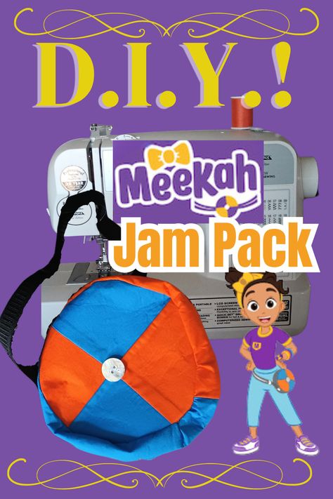 Indulge your child's love for Blippi and Meekah with our handmade Jam Pack tutorial. Easy to make and adorably fun, this DIY accessory is a hit among young explorers. Ideal for costumes, playdates, or themed events, it's the perfect addition to your child's imaginative world. Start crafting today! #BlippiAndMeekah #DIYMagic #ParentingWin #CreativeKids Diy Blippi And Meekah Costume, Blippi And Meekah Costume, Meekah Costume, Diy Jam, Parenting Win, Costume Bags, Unique Costumes, Diy Accessory, Themed Events