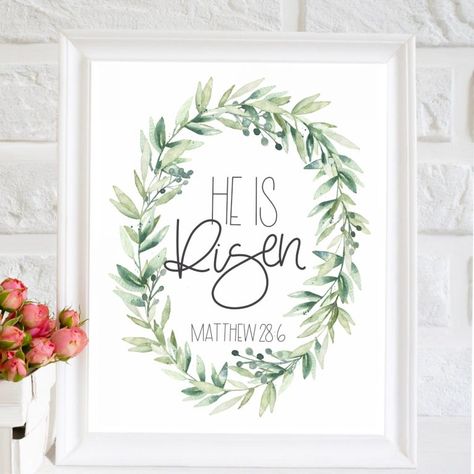 He Is Risen Printable, Easy Breakfast Burritos, Super Easy Breakfast, Golden Grahams, Trash To Couture, He Is Risen Indeed, Easter Wall Art, Spring Printables, Easter Printables Free