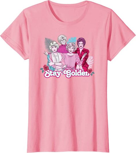 Amazon.com: The Golden Girls Stay Golden Palm T-Shirt : Clothing, Shoes & Jewelry The Golden Girls, Stay Golden, Golden Girls, Fashion Brands, The Golden, Branded T Shirts, Palm Trees, Shoes Jewelry, Top Styles