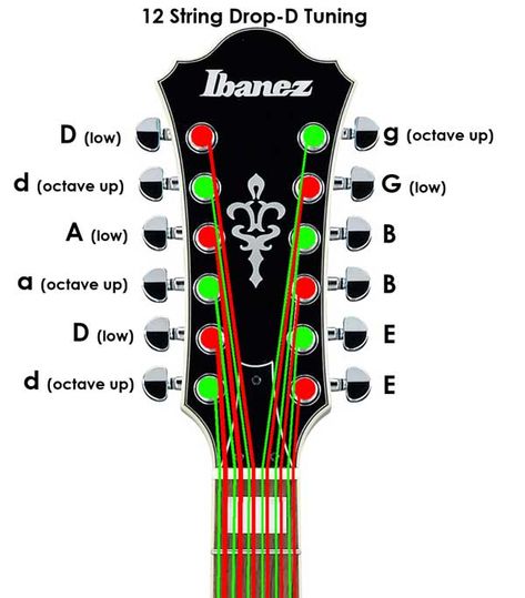 How to Tune a 12-String Guitar: Ultimate Visual Guide - Guitar Gear Finder Ultimate Guitar Chords, Music Scales, 12 String Acoustic Guitar, Learn Guitar Chords, 12 String Guitar, Music Theory Guitar, Guitar Lessons Songs, Guitar Fretboard, Guitar Chords For Songs