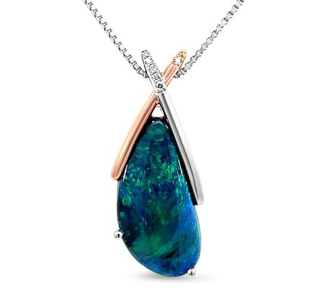 An extremely fashionable design, the “Beaming For Me” black opal pendant presents a mesmerising colour blend of deep blue and green hues. Featuring an attractive black opal hailing from Lightning Ridge, Australia, this gemstone is a perfect gift from mother nature. ⁠ ⁠ This pendant will add a refined touch to your outfit and will remain a timeless stand-out piece in your jewellery collection.⁠ ⁠ ⁠ ⁠ #SpreadHappiness #EthicallySourced #LightningRidgeOpal #RenataBernardDesigns #LimitedEditionBe... Gold Opal Jewelry, Black Opal Jewelry, Australian Opal Jewelry, Black Opal Pendant, Australian Opal Ring, Australian Black Opal, Boulder Opal Pendant, Opal Pendant Necklace, Green Hues