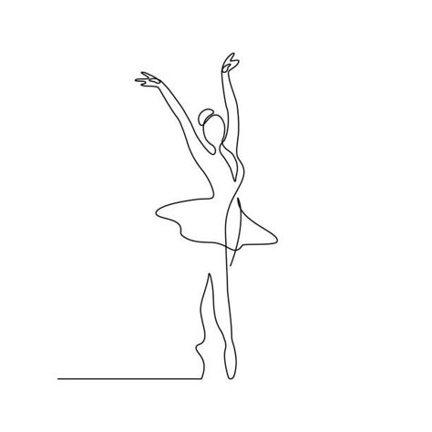 Line Art Ballerina, Art Abstrait Ligne, Ballet Drawings, 심플한 그림, Single Line Drawing, Ballet Art, Continuous Line Drawing, One Line Art, Line Art Design