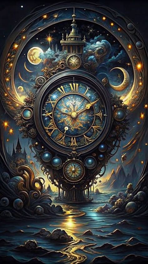 Steampunk Digital Art, Time Machine Drawing, Steampunk Clock Art, Steampunk Art Drawing, Time Travel Art, Facts About Halloween, Steampunk Wallpaper, Steampunk Kunst, Steampunk World