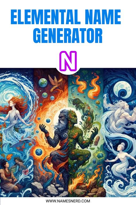 This elemental name generator provides names for elemental beings or those with powers including air, water, fire, and earth. Fairy Name Generator, Elemental Beings, Kingdom Names, Fairy Names, Water Powers, Thunder And Lightning, Name Generator, Book Names, Water Element