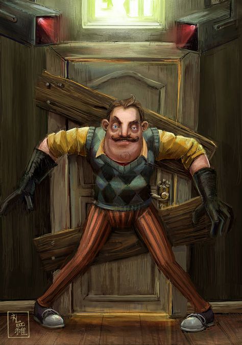 Hello, Neighbor! - Do Not Enter by ukalayla on DeviantArt Hello Neighbor Game, Retro Games Poster, Hello Neighbor, Clash Royale, New Poster, Super Smash Bros, Indie Games, Cultura Pop, Horror Game