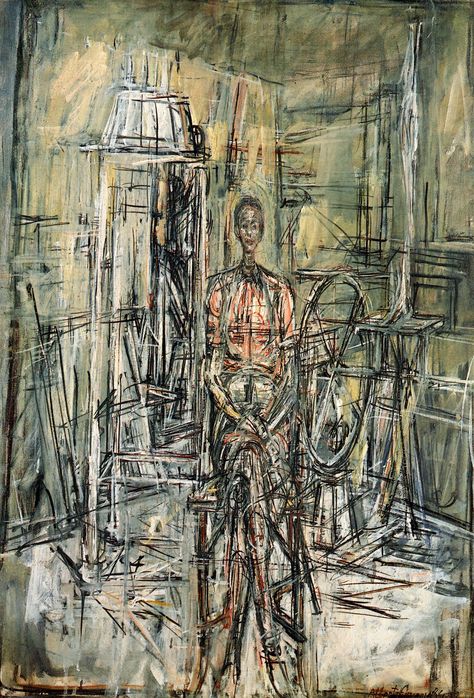 alberto giacometti Movement Sculpture, Giacometti Paintings, Giacometti Art, Italian Sculpture, Antoine Bourdelle, Alberto Giacometti, Famous Artwork, Chur, Egyptian Art