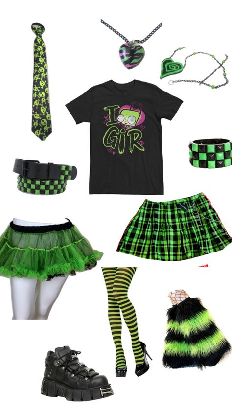 Scenecore Aesthetic Outfit, Scenecore Clothes, Scenecore Outfit, Scene Kid Aesthetic, Scene Kid Fashion, Simple Design Clothes, Scene Skirt, Emo Scene Outfits, Silly Clothes