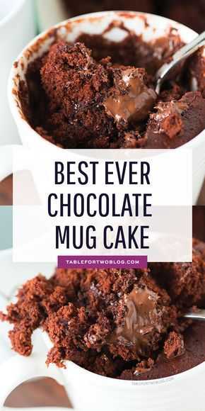 The moistest chocolate mug cake you will ever have! It's not spongy like other mug cakes! Recipe on tablefortwoblog.com #chocolatemugcake #mugcake #cake #cakeinamug #chocolatecake #easycake #chocolate Chocolate Cake In Mug, Simple Chocolate Mug Cake, Chocolate Mug Cake Microwave, Moist Chocolate Mug Cake, 2023 Resolution, Microwave Mug Recipes, Cup Recipes, Chocolate Chip Mug Cake, Easy Mug Cake