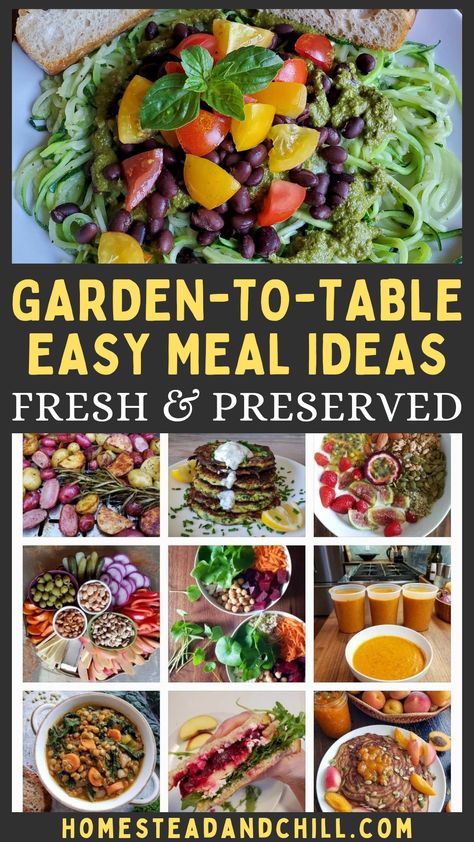 Homesteading Garden, Garden Vegetable Recipes, Produce Recipes, Farmers Market Recipes, Homegrown Food, Garden Cooking, Garden Veggies, Garden Recipes, Reduce Food Waste