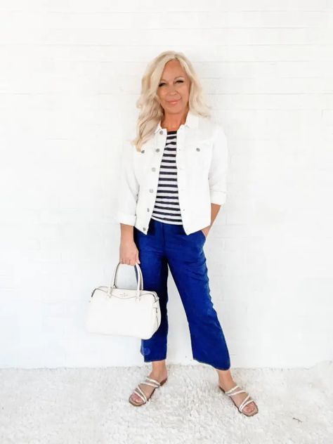 Four Ways to Style Navy Linen Pants for Summer - Midlife Posh Closet Navy Linen Pants, Pants For Summer, Navy Linen, Navy Pants, Weeknight Meals, Linen Pants, Tank Dress, Trust Me, Do You Need