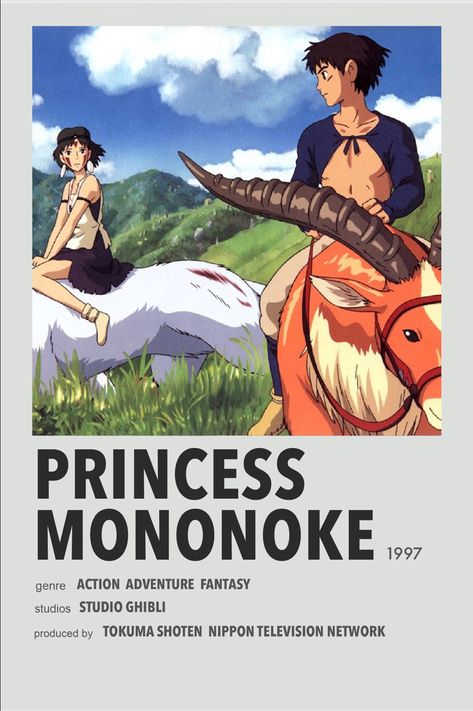 Princess Mononoke Poster, Mononoke Anime, Japanese Drawing, Movie Challenge, Studio Ghibli Films, Studio Ghibli Poster, Personajes Studio Ghibli, Japanese Animated Movies, Iconic Movie Posters