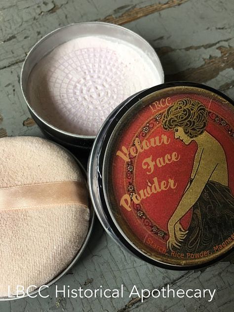 Powder Aesthetic, Vintage Makeup Products, 1930s Makeup, 1940s Makeup, Crest White Strips, Vintage Beauty Products, Makeup Shopping List, Vintage Face, Health And Self Care