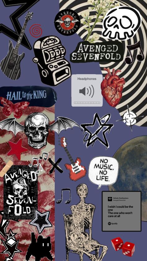 Black red and blue avenged sevenfold wallpaper Avenged Sevenfold Wallpapers, Collage Wallpaper, Avenged Sevenfold, Metallic Wallpaper, Music Mood, Music Stuff, Music Bands, Hard Rock