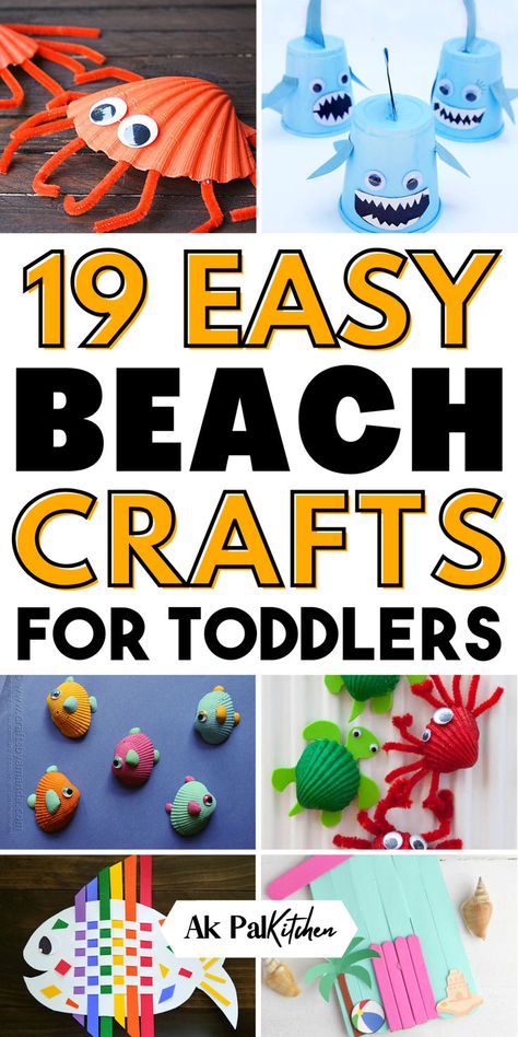 Dive into fun with beach crafts for toddlers. Discover easy beach craft ideas, from simple seashell crafts to ocean craft projects that spark joy and learning. Engage your toddler with sensory beach crafts, using materials like sand and recycled items for eco-friendly summer arts and crafts. Ideal for summer activities or educational ocean crafts, these summer craft ideas are sure to make a splash. Explore our DIY toddler beach art projects for creative family memories by the sea. Crafts For The Beach, Breaker Rock Beach Vbs 2024 Preschool Crafts, Easy Beach Crafts For Kids, Beach Crafts For Infants, Beach Crafts For Teens, Summer Activities For Preschoolers Art Craft Ideas, Crafts With Shells For Kids, Beach Art For Toddlers, Kids Beach Crafts