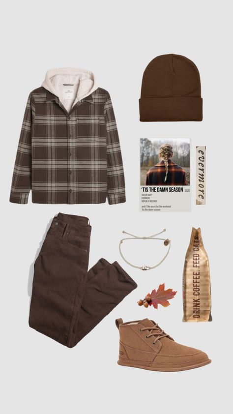 #falloutfit #winteroutfit #mensfashion #mensoutfit #brownoutfit #evermore Eras Outfits For Men, Folklore Outfit Men, Evermore Outfits Men, Eras Tour Outfit Ideas Men, Eras Tour Outfits Men, Prenup Outfit, Aesthetic Person, Cottagecore Outfit Ideas, 22 Bday