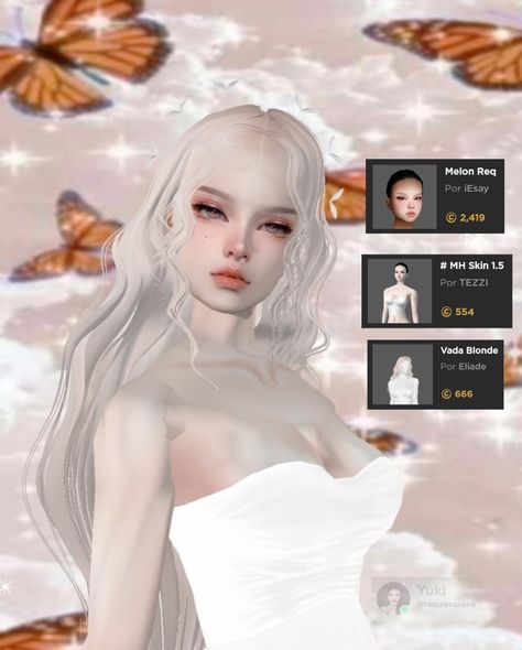 Cute Imvu Heads, Imvu Face Ideas Tutorial, Imvu Heads Names, Imvu Face Ideas, Fit Imvu, Imvu Female, Imvu Face, Imvu Heads, Face Ideas