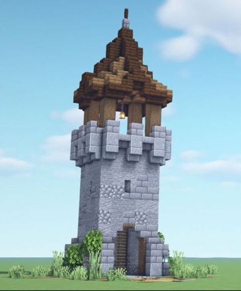 Minecraft Castle Designs, Case Minecraft, Minecraft Wall, Minecraft Structures, Minecraft House Plans, Bangunan Minecraft, Minecraft Farm, Minecraft Cottage, Minecraft Castle