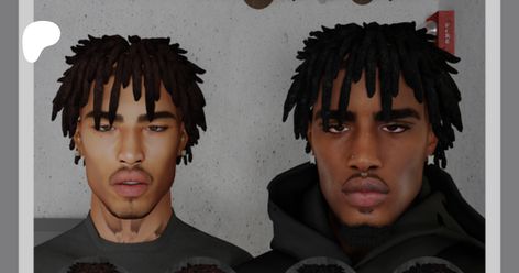 TAPER LOCS | Khadijah551 Khadijah551 Sims 4, Sims 4 Alpha Cc Black Male Hair Patreon, Locs, Mens Hairstyles, Black Men, Sims 4, Hair, Black