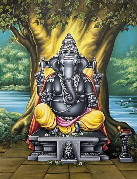 Vigneshwara Images, Ganesha Symbolism, Vinayak Chaturthi, Arte Ganesha, Om Gam Ganapataye Namaha, Ganesha Artwork, Yashoda Krishna, Symbolism Meaning, Ganesh Wallpaper