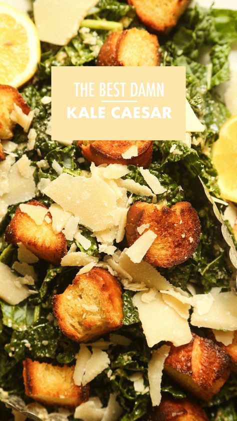 Kale Cesar Salad, Caesar Recipe, Chicken Caesar Pasta, Caesar Pasta Salad, Caesar Pasta, Chicken Kale, Kale Caesar, Chicken Caesar Pasta Salad, Kale Caesar Salad