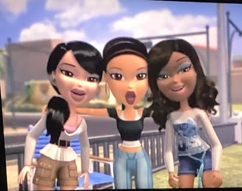 Bratz Trio Pfp, Bratz Group, Bratz Trio, Trio Group Pfp, Aesthetic Group Pfp, Bratz 4 Friends, 4 People Pfp, Bratz Dolls Aesthetic Trio, Bratz Tv Show