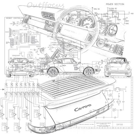 Automotive design schematics make for interesting prints on all sorts of clothing and items. Find the full range via the bio. #schematics #engineering #engineeringlife #engineeringdesign #redbubble #tshirtdesign #printdesign #carart #giftsforhim #giftsformen #coolart Car Engineer Aesthetic, Automotive Engineering Aesthetic, Engineer Aesthetic, Automobile Engineering, Schematic Design, Automotive Engineering, Engineering Design, Automotive Design, Car Engine