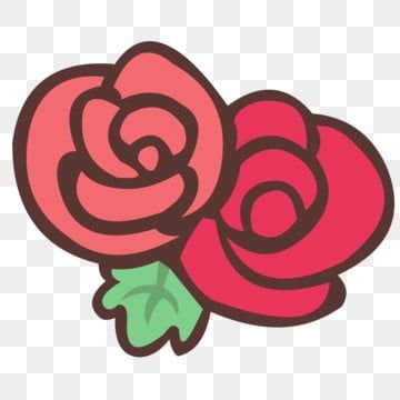 Cartoon Rose, Rose Png, Rosé Png, Flower Cute, Rose Clipart, Plant Vector, Pink Watercolor Flower, Rose Drawing, Roses Drawing