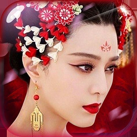 How to Do a Traditional Chinese Makeup (Wu Meiniang) Traditional Chinese Makeup, Empress Of China, Asian Makeup Looks, Chinese Makeup, Simple Eyeliner, Best Beauty Tips, Asian Makeup, Traditional Chinese, Simple Makeup