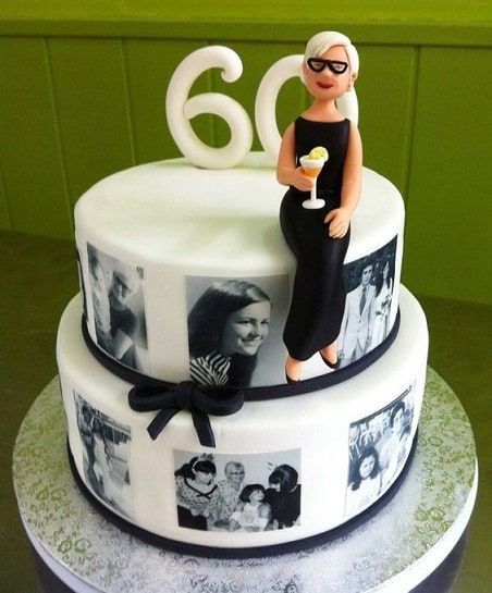 60th Birthday Cake For Ladies, Best Birthday Cake Designs, Grandma Cake, Birthday Cake Designs, 90th Birthday Cakes, Birthday Cake For Mom, 60th Birthday Decorations, 70th Birthday Cake, 80 Birthday Cake