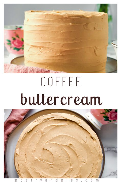 Coffee Icing, Coffee Desserts, Coffee Buttercream, Creamer Recipe, Homemade Frosting, Butter Icing, Walnut Cake, Cupcake Icing, Coffee Cakes