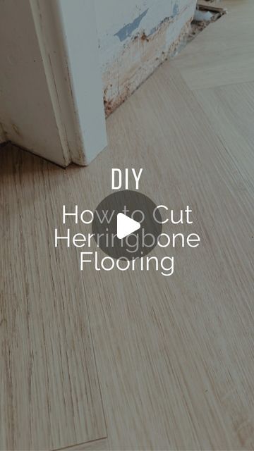 Jasmine Gurney | DIY | Interiors | Renovation | Home Improvement on Instagram: "🪚GET YOUR CUTS RIGHT FIRST TIME 📐  Having done a few different types of flooring now, and 6 rooms in a herringbone pattern, I’m now pretty good at doing the awkward cuts and getting a professional looking finish.. as with anything, practice makes improvement. But here’s a trick I picked up to help you get those professional cuts and clean finishes on your first go - without tape measure!   More videos like this coming soon including how to go around door frames, how to transition between rooms and how to add beading to cover expansion gaps.   Let me know what you’d like first!   DIY flooring | herringbone floor | how to install herringbone flooring | herringbone LVT | diy for beginners" Diy Herringbone Floor, Herringbone Lvt, Herringbone Floor Pattern, Flooring Herringbone, Different Types Of Flooring, Diy For Beginners, Herringbone Tile Floors, Herringbone Flooring, Diy Wood Floors