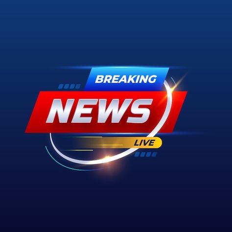 Free vector gradient breaking news logo ... | Free Vector #Freepik #freevector #channel-logo #gradient-logo #logo #business-logo News Logo Design, News Logo, Channel Logo, Vector Gradient, Gradient Logo, Business Identity, Chanel Logo, Logo Branding Identity, Logo Color