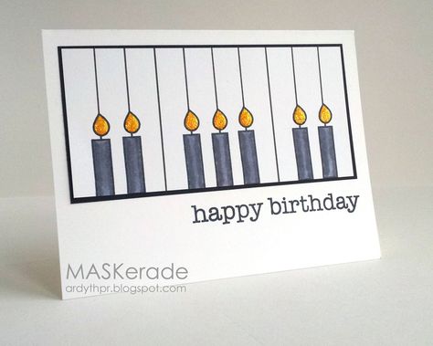 MASKerade: US188 - Happy Birthday to the Music Teacher Musical Birthday Cards, Musical Cards, Teachers Day Card, Anniversaire Diy, Teacher Appreciation Cards, Birthday Card Drawing, Bday Cards, Music Birthday, Appreciation Cards